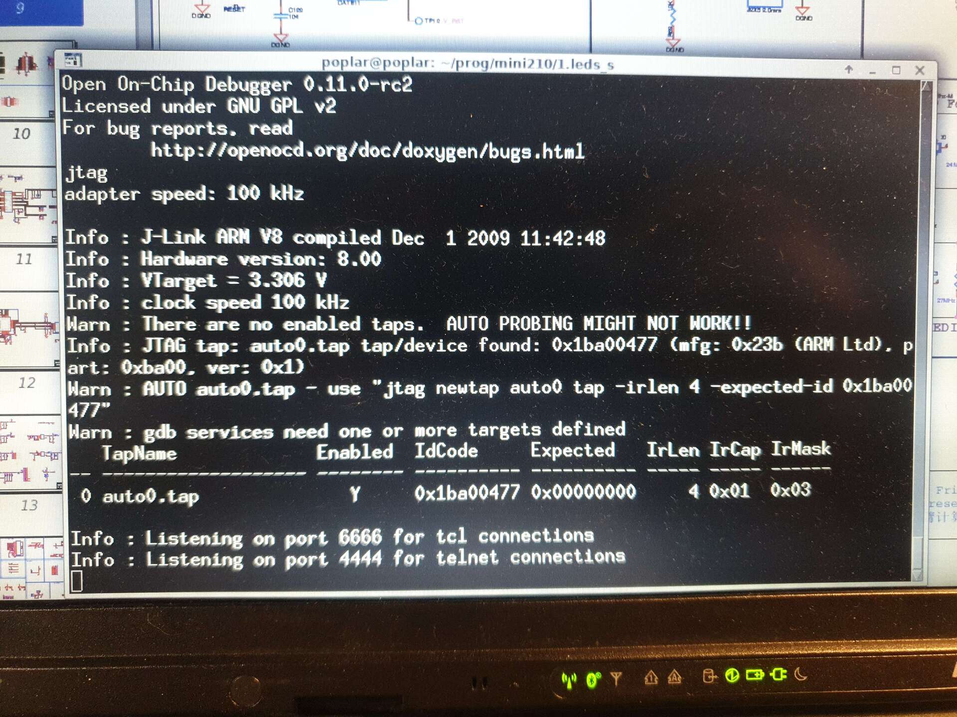 JTAG works